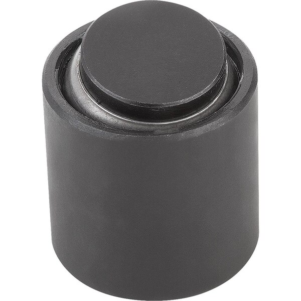 Kipp Self-Aligning Pads With O-Ring D1=17, Form:C Carbon Steel, Interchangable Insert, Comp:Carbon Steel K0285.117X022 - main